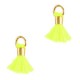 Mini Quaste Ibiza Style 0.7cm Gold-neon yellow